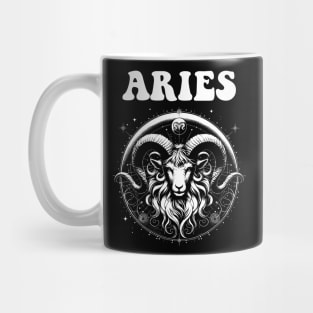 Aries Zodiac Sign March April Birthday Gift Mug